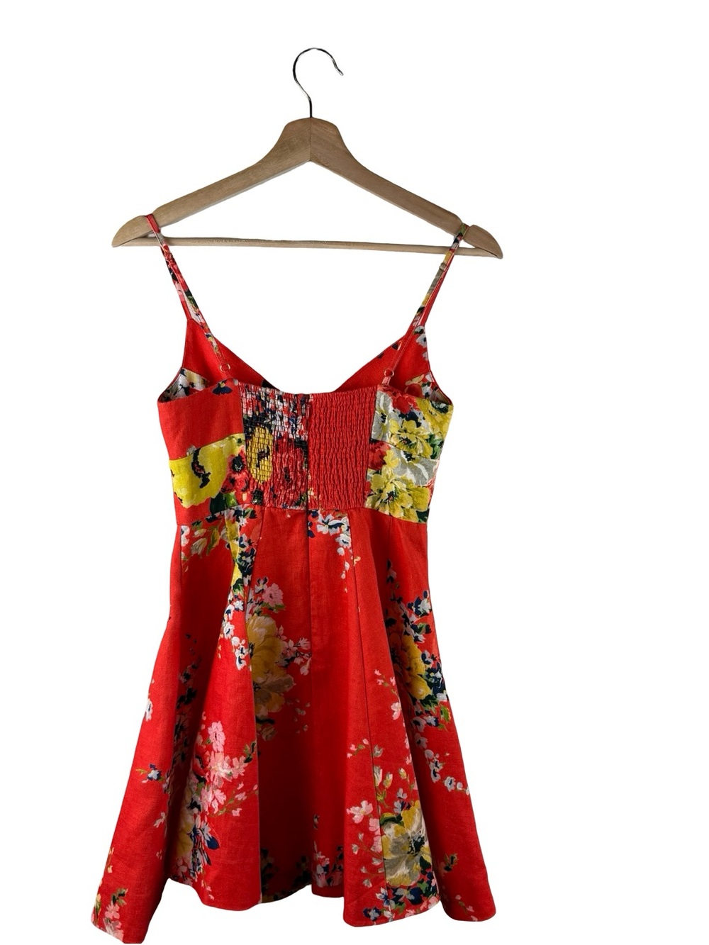 ZIMMERMANN ALIGHT FLORAL-PRINT LINEN MINI DRESS Size 0 - Picture 11 of 12